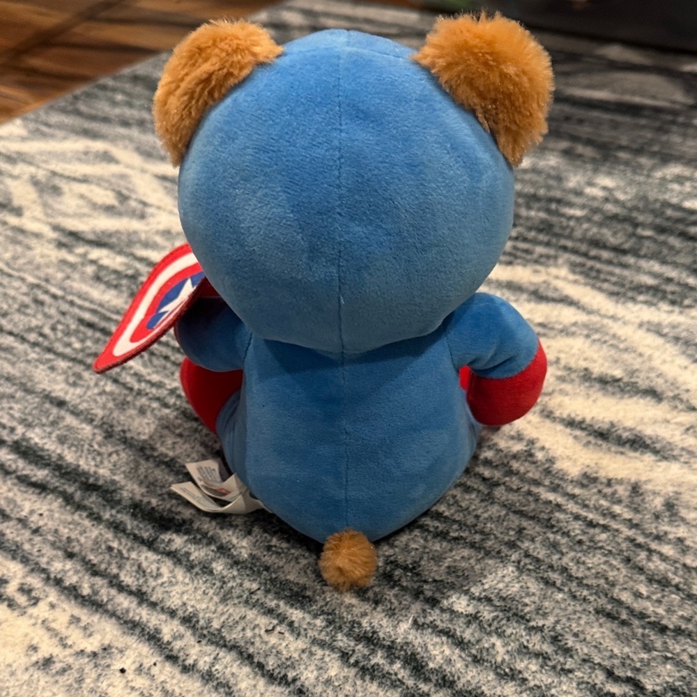 Superhero Bear Plush Toy with Shield - Picture 2 of 2